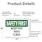 Signmission Safety Culture Sign, 24 in Width, Aluminum, Rectangle OS-2PACK-SF-A-1824-L-10663 - alternate 4